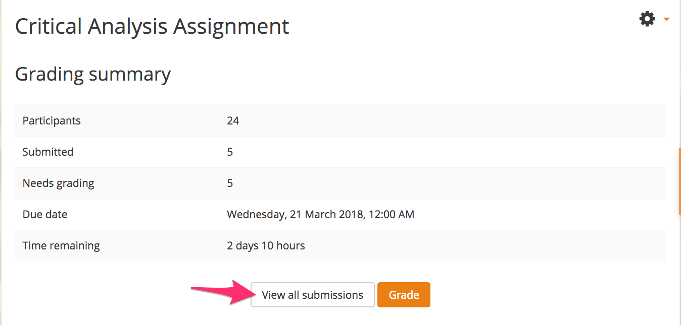 moodle download all assignment submissions